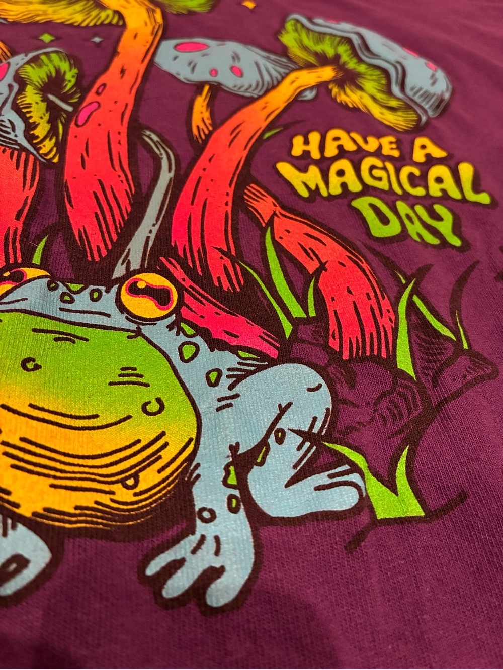 DOM Purple Mushroom Shirt - Picture 3 of 5